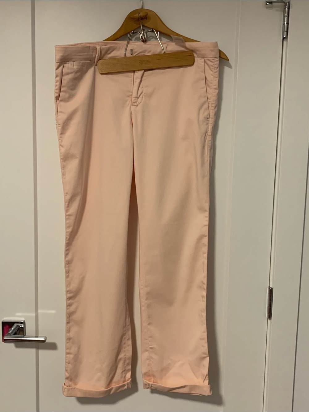 Banana Republic Straight Leg Pants in Light Pink